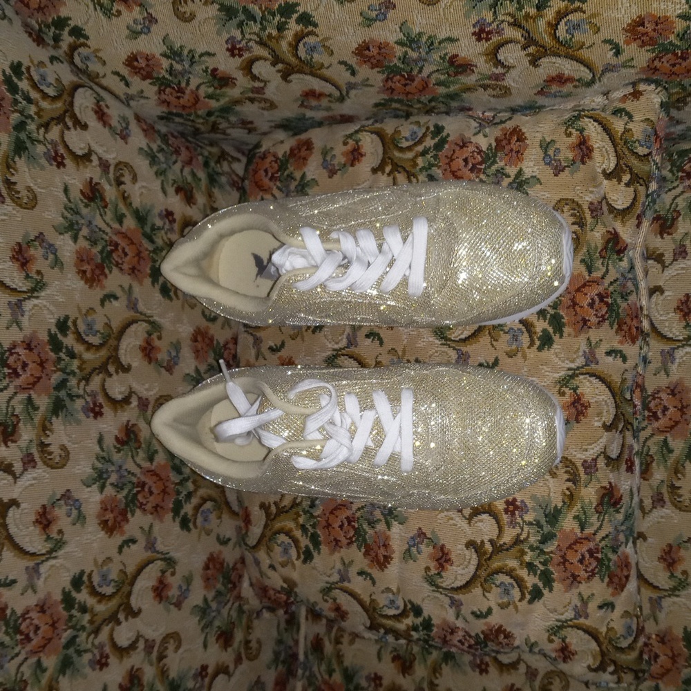 Sheikh Shimmer Gold/Bronze Tennis Shoe Size:8.5 Excellent Condition